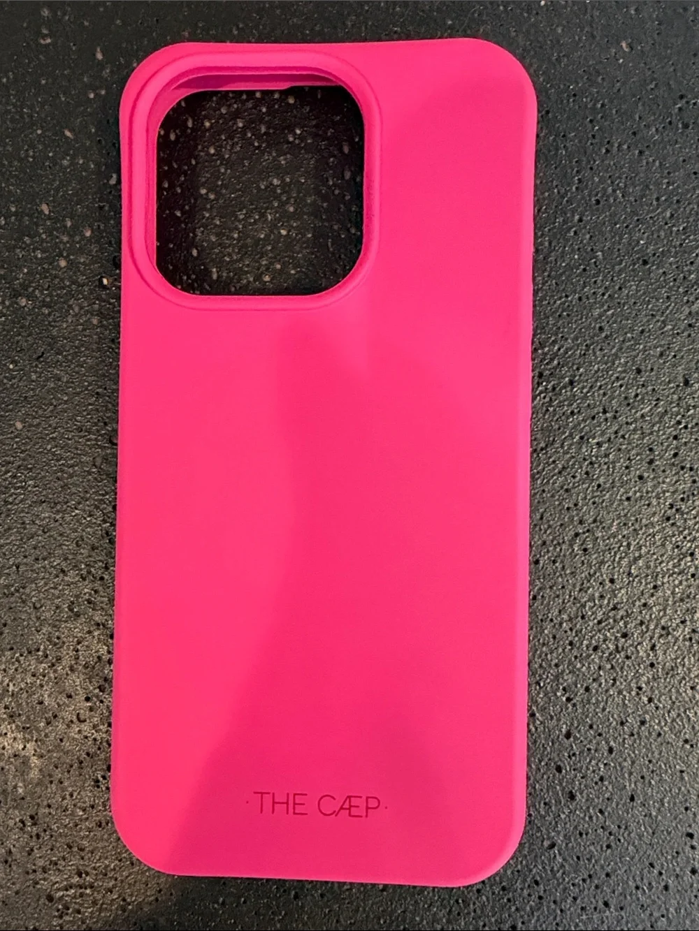 Caep Hot Pink Protective Silicone Phone Case- fit 15 Pro iPhone